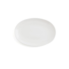 Serving Platter Ariane Vital Coupe Oval White Ceramic Ø 21 cm (12 Units)