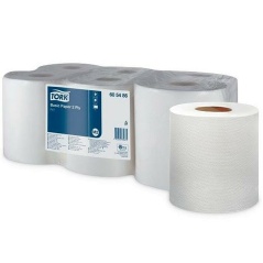 Continuous Roll of Paper Tork White