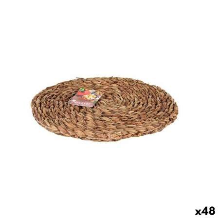 Table Mat Privilege Brown Ø 25 cm wicker (48 Units)