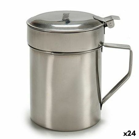 Oil pot for Meat or Fish Silver Stainless steel 500 ml (24 Units)