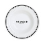 Pasta Dish Luminarc Friends Time Bistro White/Black Glass 28,5 cm (12 Units)