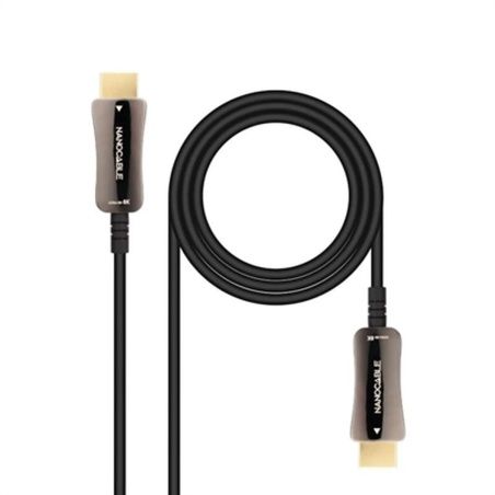 HDMI Cable NANOCABLE 10.15.2110 8k ultra hd 48 gbit/s 10 m Black