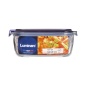 Porta pranzo Ermetico Luminarc Easy Box Azzurro Vetro (6 Unità) (1,22 L)