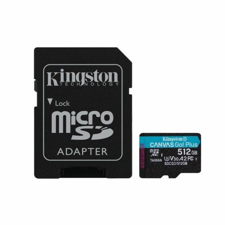 Micro SD Memory Card with Adaptor Kingston SDCG3/512GB Class 10 512 GB UHS-I