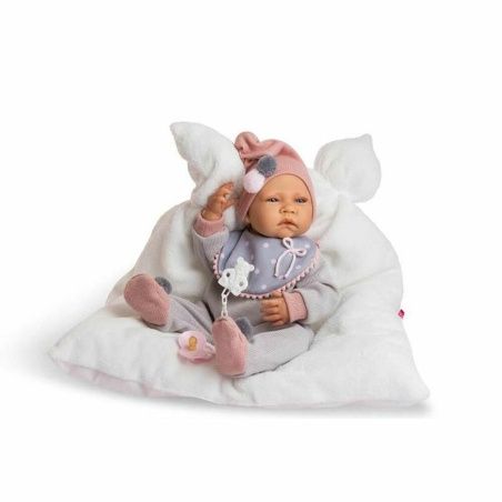 Baby doll Berjuan New Born Grigio 45 cm