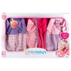 Doll's clothes Colorbaby 3 Pieces 6 Units