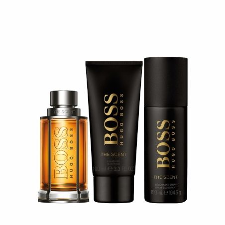 Men's Perfume Set Hugo Boss-boss The Scent 3 Pieces