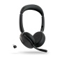 Bluetooth Headset with Microphone Jabra Evolve2 65 Flex Black