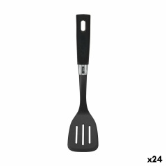 Kitchen Spatula Quttin Foodie Black Nylon (24 Units)