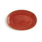 Teglia da Cucina Ariane Terra Ovale Ceramica Rosso (Ø 32 cm) (6 Unità)