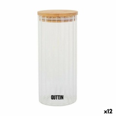Jar Quttin Borosilicate Glass 1,05 L (12 Units)