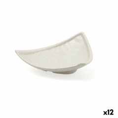 Plate Bidasoa Ikonic Triangular Grey Plastic Melamin 20,7 x 20 x 7 cm (12 Units) (Pack 12x)