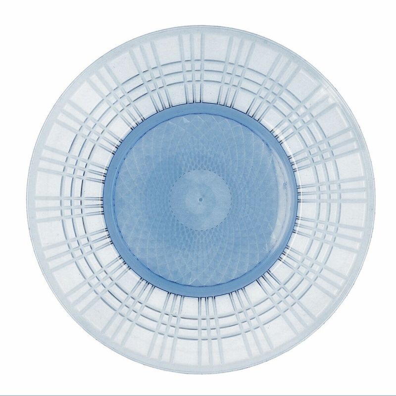 Piatto da pranzo Quid Viba Azzurro Plastica Ø 26 cm 26 cm (12 Unità) (Pack 12x)