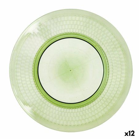 Piatto da pranzo Quid Viba Verde Plastica Ø 27 cm 27 cm (12 Unità) (Pack 12x)