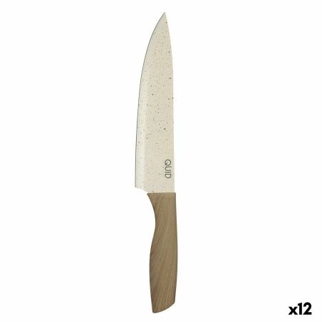 Chef's knife Quid Cocco Brown Metal 20 cm (Pack 12x)