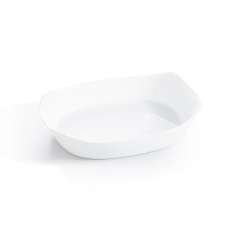 Serving Platter Luminarc Smart Cuisine Rectangular White Glass 30 x 22 cm (6 Units)