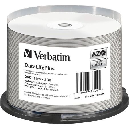 DVD-R Verbatim DataLifePlus 50 Pezzi