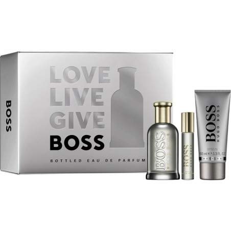 Cofanetto Profumo Uomo Hugo Boss BOSS BOTTLED EDP 3 Pezzi