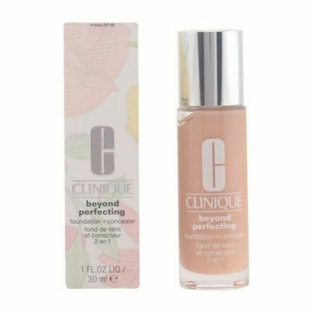 Base per Trucco Fluida Clinique Beyond Perfecting 02-alabaster 2 in 1 (30 ml)
