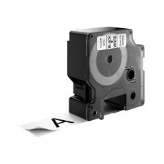 Nastro Laminato per Etichettatrici Dymo D1 53713 24 mm LabelManager™ Bianco Nero (5 Unità)
