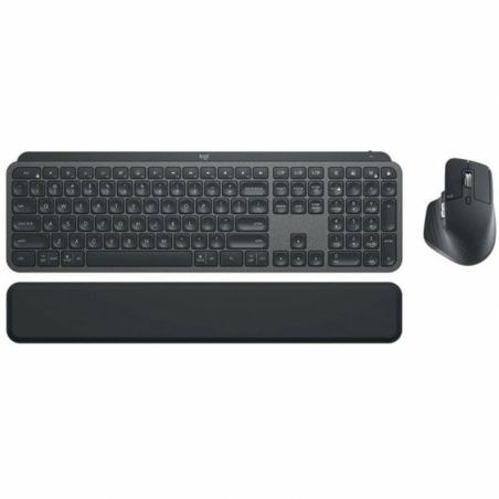 Keyboard Logitech MX Keys S Combo Spanish Qwerty Black Grey Graphite