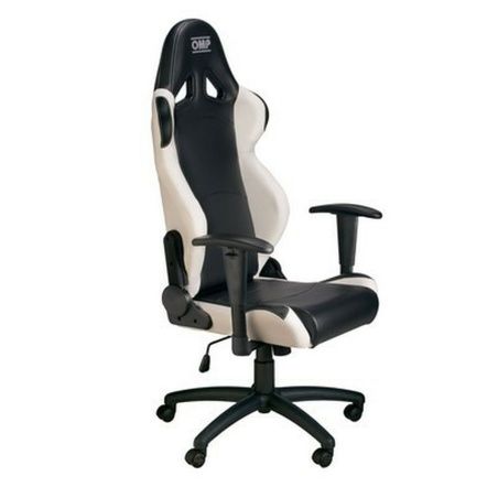 Gaming Chair OMP OMPHA/777E/NW Black/White