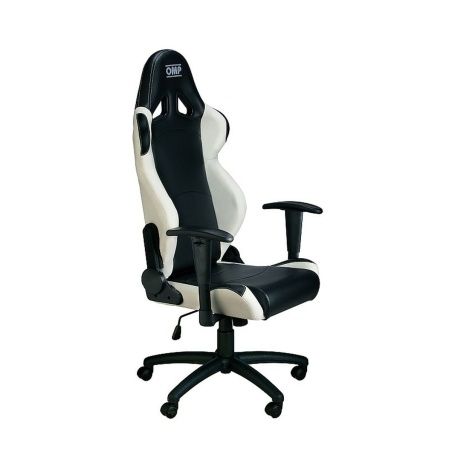 Gaming Chair OMP OMPHA/777E/NW Black/White