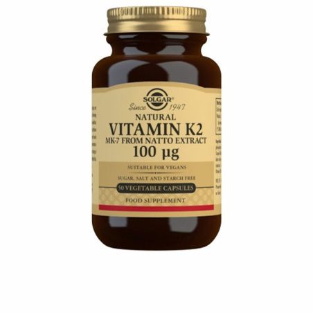Vitamina K2 con MK-7 naturale (Estratto di Natto) Solgar K