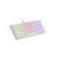 Keyboard Mars Gaming MKMINI Spanish Qwerty RGB White