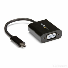 USB C to VGA Adapter Startech CDP2VGA Black