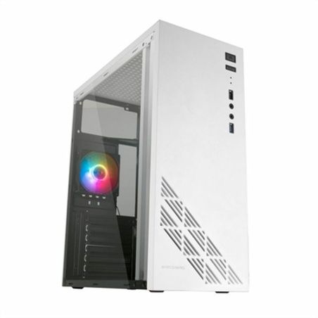 Case computer desktop ATX Mars Gaming MC100W ATX LED RGB Bianco