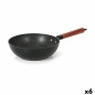 Wok Pan Quttin Doha Toughened aluminium 47 x 24 x 8 cm (6 Units)