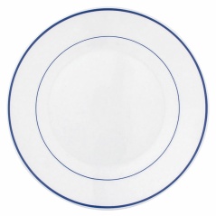 Plate set Arcoroc Restaurant Bicoloured Glass (Ø 23 cm) (6 uds)