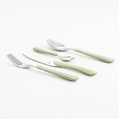 Cutlery Amefa Eclat Green Metal (24 pcs)