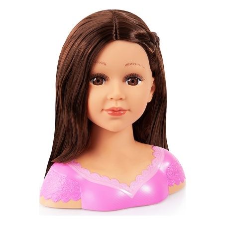 Bust Reig Charlene Super Model Hair styling and make-up Brown wig