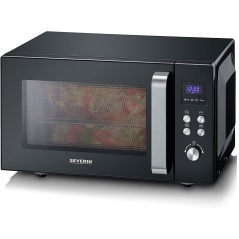 Microwave with Grill Severin 7763 25L 900 W Black