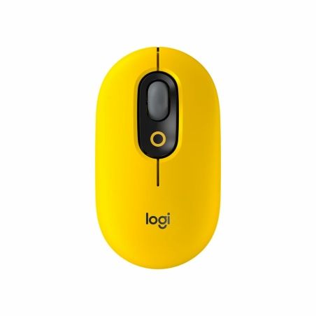 Mouse Logitech POP Mouse with emoji Yellow