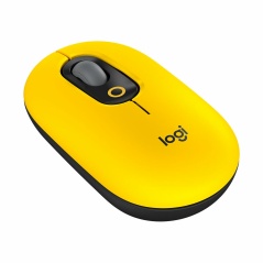 Mouse Logitech POP Mouse with emoji Giallo