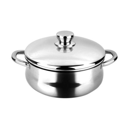 Casserole with lid FAGOR Silverinox Stainless steel 18/10 Chromed (Ø 24 cm)