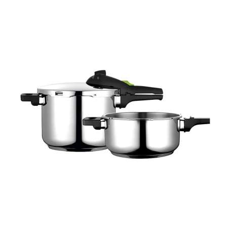 Set of pressure cookers Fagor Rapid Stainless steel 18/10 2 Pieces