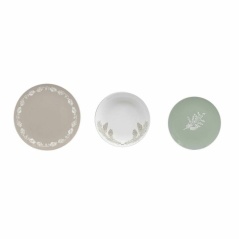 Set di piatti DKD Home Decor Porcellana 27 x 27 x 3 cm 18 Pezzi