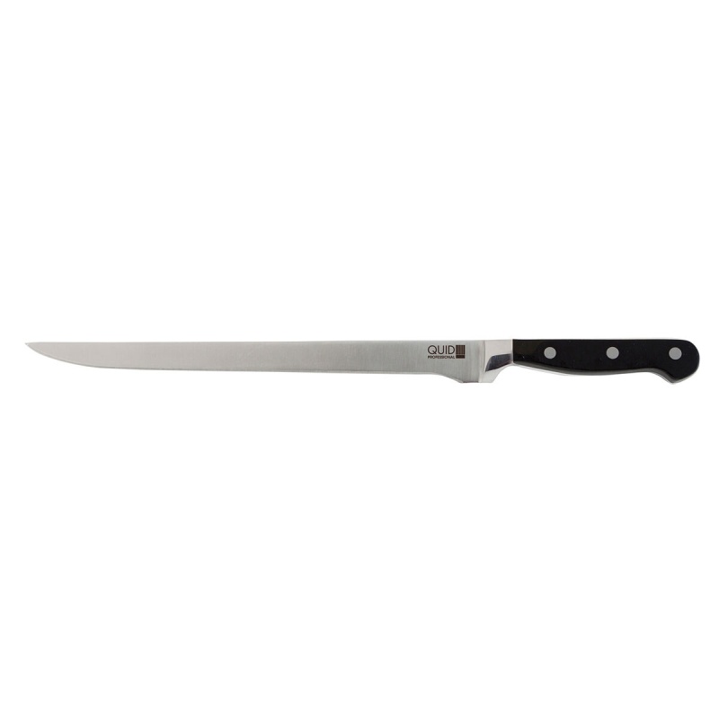 Ham knife Quid Professional Inox Chef Black Metal 28 cm (Pack 6x)