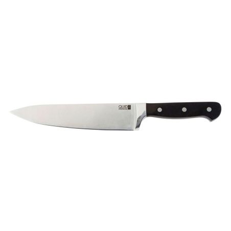 Chef's knife Quid Professional Inox Chef Black Black Metal 20 cm (Pack 6x)