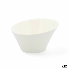 Vassoio per aperitivi Quid Select Bianco Ceramica (12 Unità) (Pack 12x)