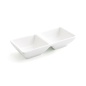 Vassoio per aperitivi Quid Select Bianco Ceramica 15 x 7 cm (12 Unità) (Pack 12x)