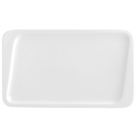 Piatto da pranzo Quid Chef Bianco Ceramica 30 x 18 cm (6 Unità) (Pack 6x)