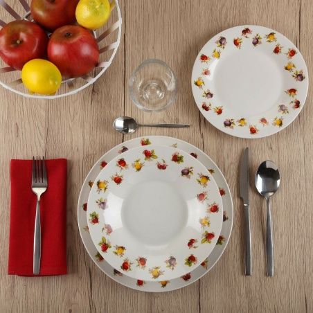 Tableware Versa Fruits Porcelain (18 Pieces)