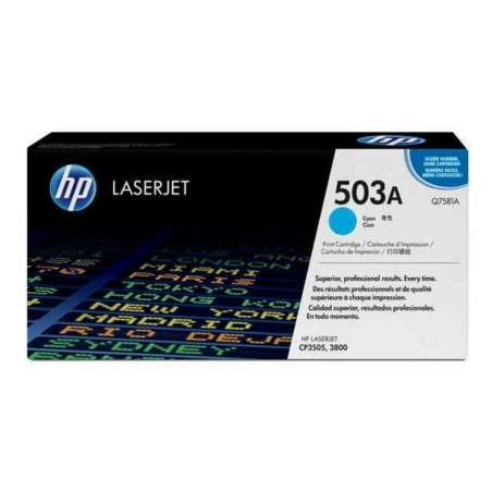 Original Toner HP 503A Cyan