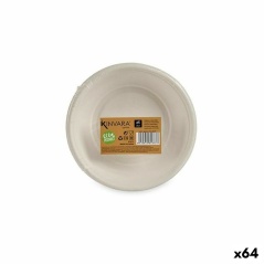 Set di piatti Compostabile Bianco 64 Unità