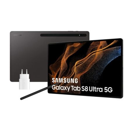 Tablet Samsung Galaxy Tab S8 Ultra 5G 8 GB RAM 14,6" 128 GB Black 14.6"
